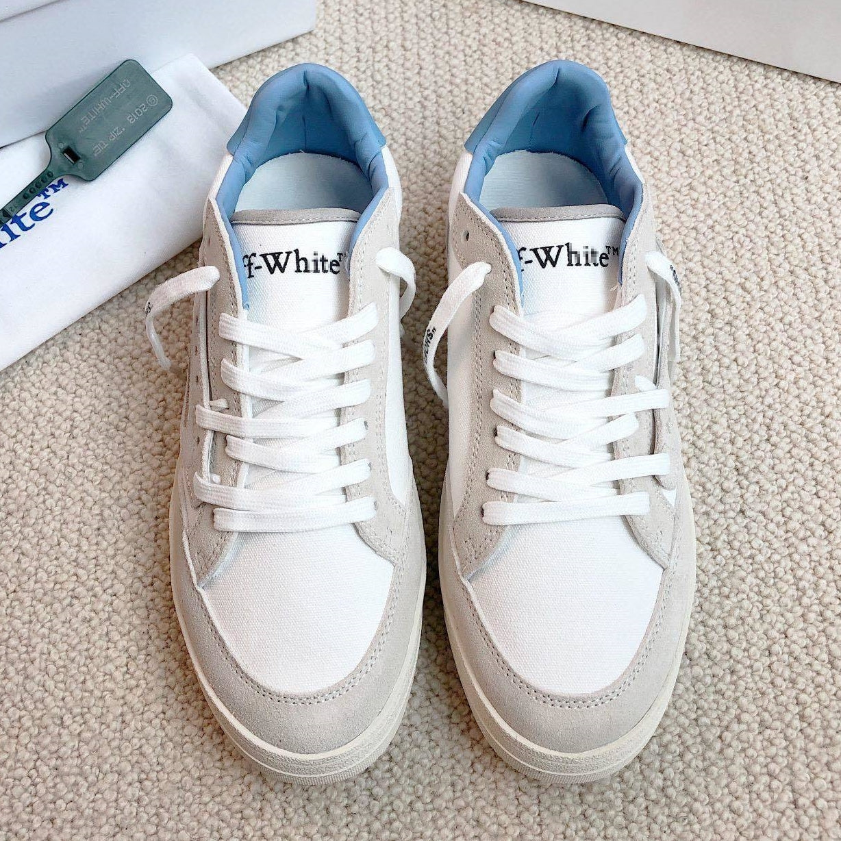 OFF-Whlte Arrow logo Sports shoes#71 4-Bar