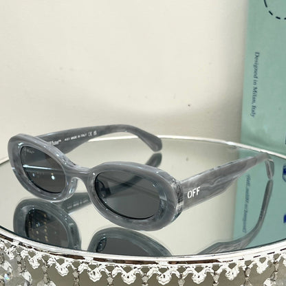 OFF-Whlte Arrow logo sunglasses#087 4-Bar