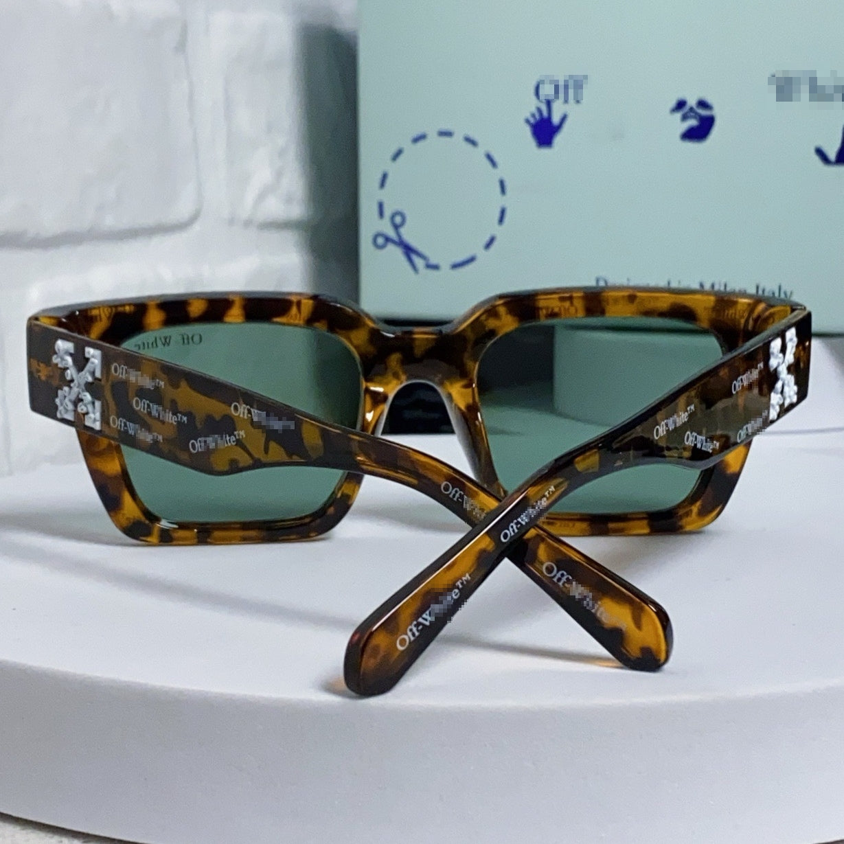 OFF-Whlte Arrow logo sunglasses#003 4-Bar