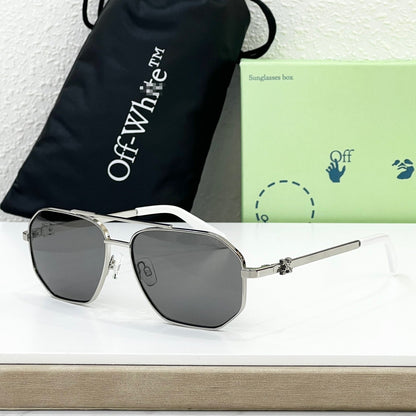 OFF-Whlte Arrow logo sunglasses#044 4-Bar