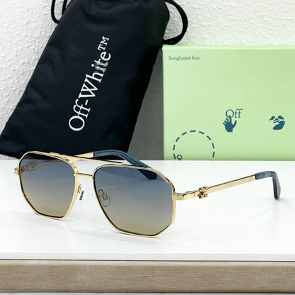 OFF-Whlte Arrow logo sunglasses#044 4-Bar