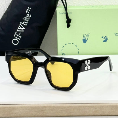 OFF-Whlte Arrow logo sunglasses#014 4-Bar