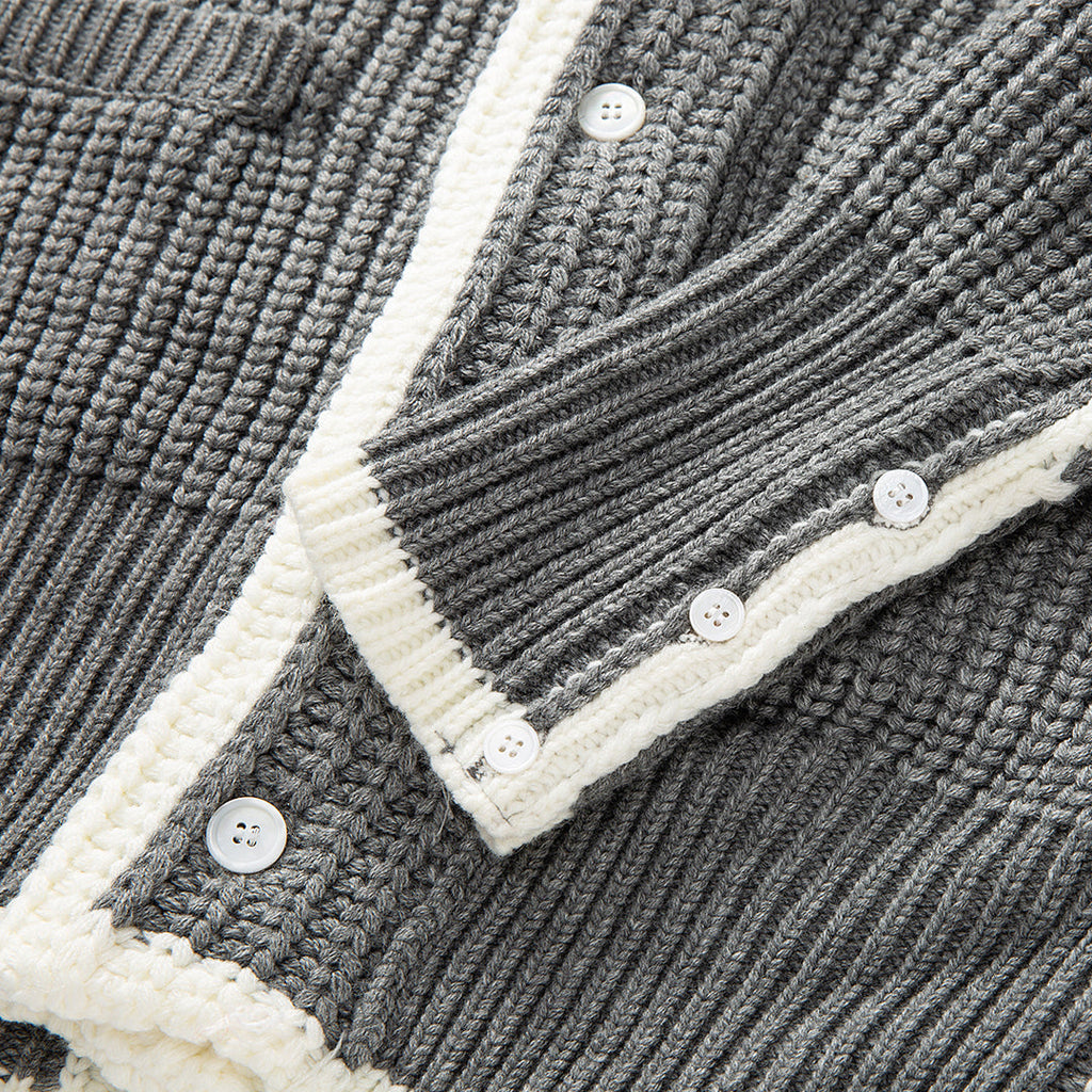 Men's Cardigan by Thom Browne, knitwear detail view