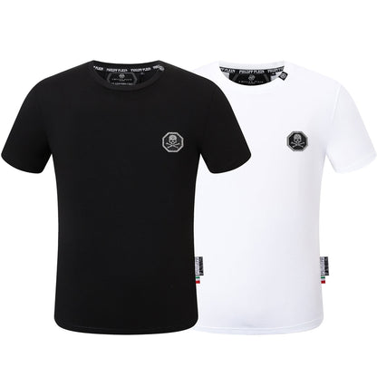 SOLO-Hot stamping Skull T-shirt SOLODSQ2