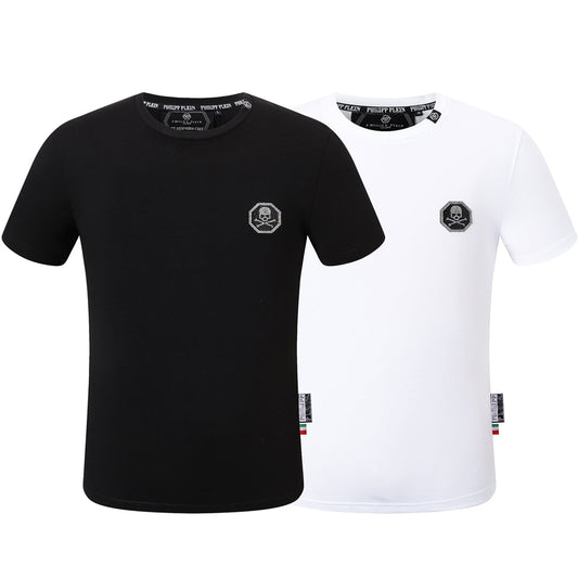 SOLO-Hot stamping Skull T-shirt SOLODSQ2