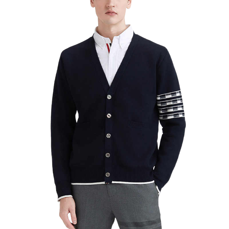 Men's Knitwear by Thom Browne, knitwear detail view