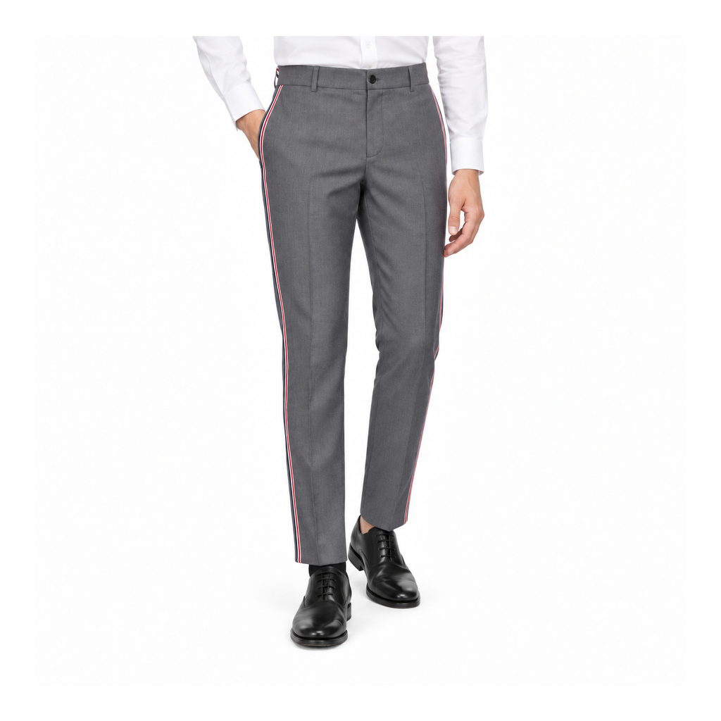 Thom Browne Style Single-Side Side-Stripe suit pants - Main Image
