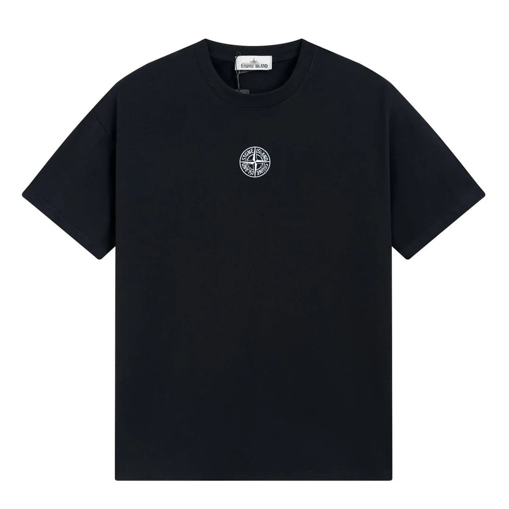 Stone Island Eclipse Technical Back Graphic Cotton T-Shirt - White product detail view
