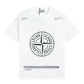 Stone Island Orange Technical Compass Cotton T-Shirt - White product detail view