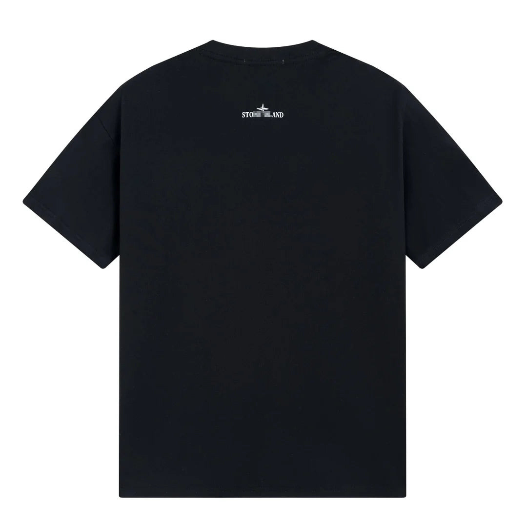 Stone Island Sleeve Compass Patch Cotton T-Shirt - White product detail view
