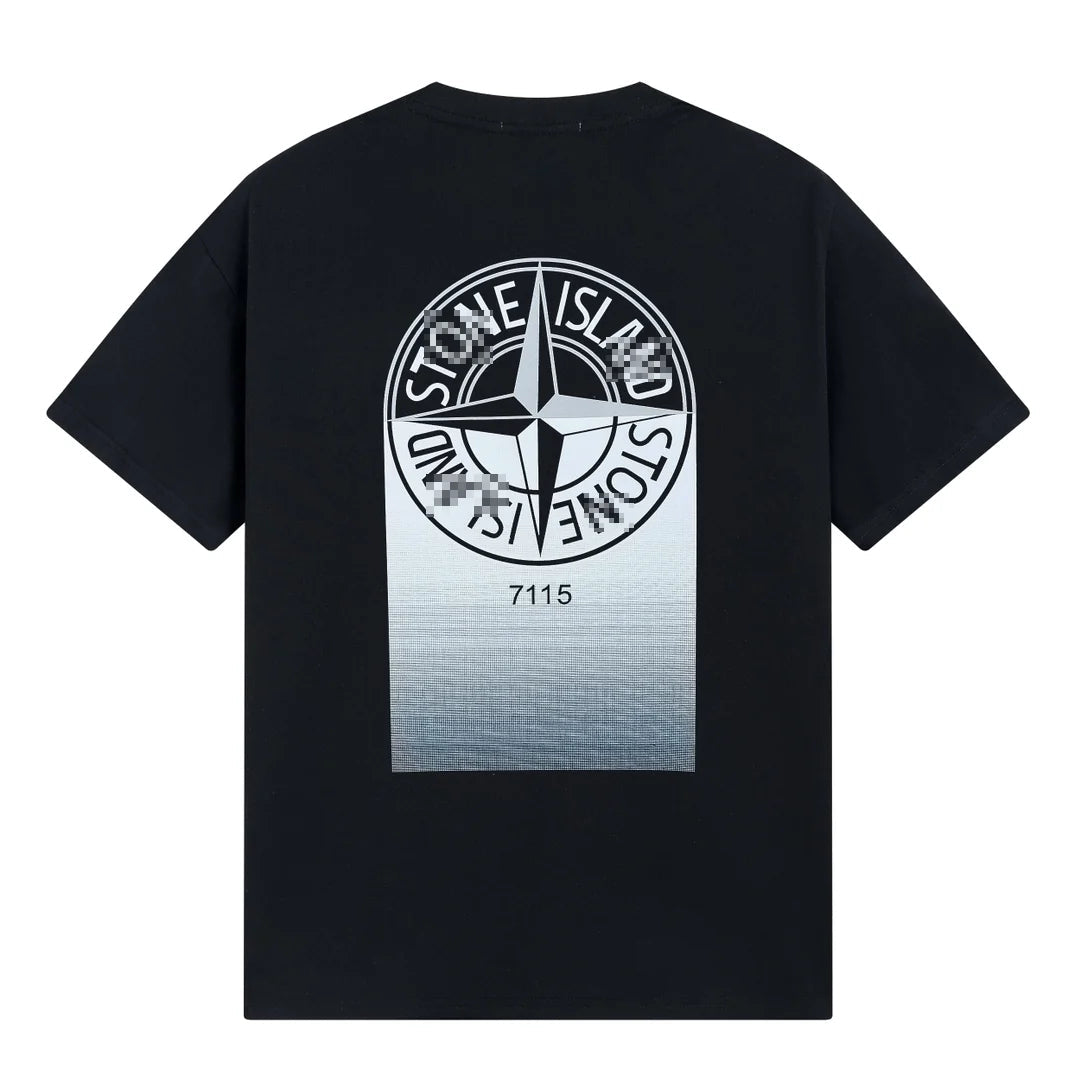 Stone Island 7115 Gradient Compass Back Graphic T-Shirt - White product detail view