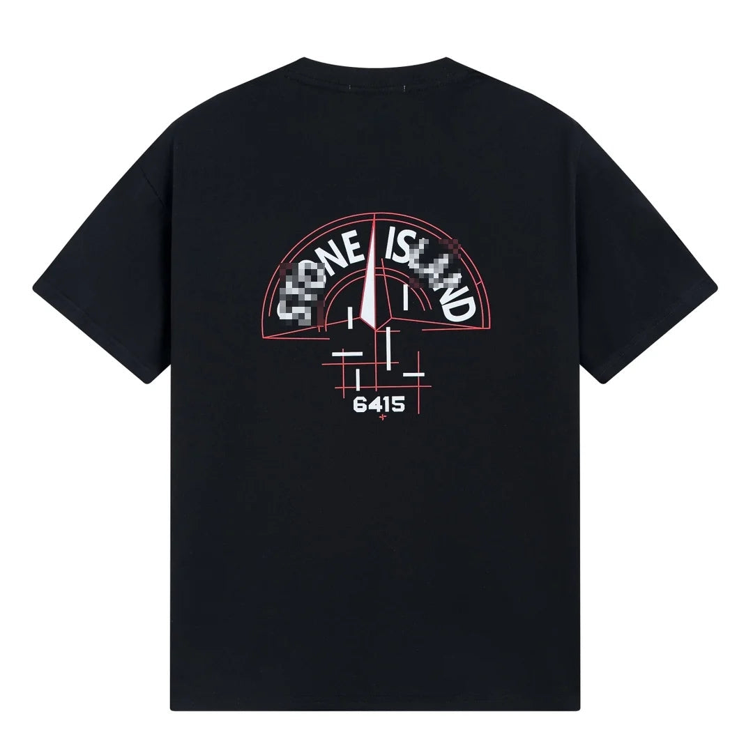 Stone Island 6415 Technical Compass Back Graphic T-Shirt - White product detail view