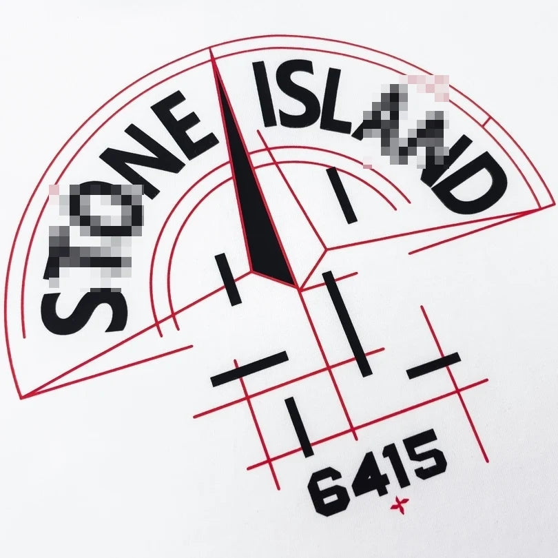 Stone Island 6415 Technical Compass Back Graphic T-Shirt - Black product detail view