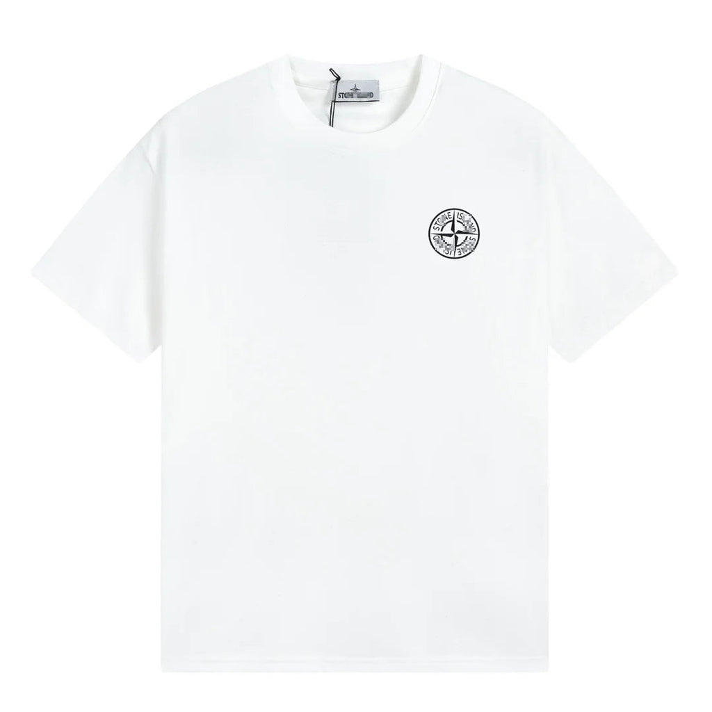 Stone Island 6415 Technical Compass Back Graphic T-Shirt - White product detail view