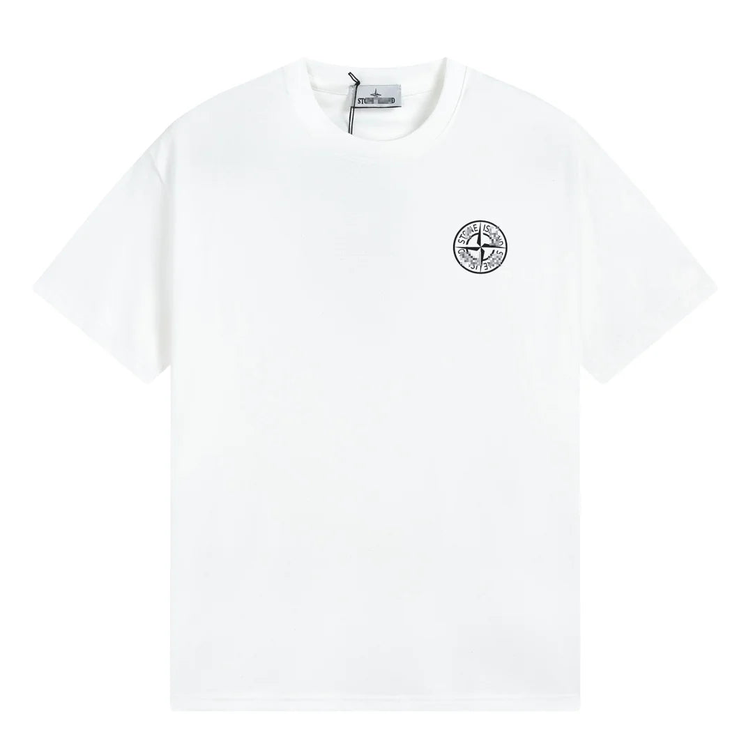 Stone Island 6415 Technical Compass Back Graphic T-Shirt - White product detail view
