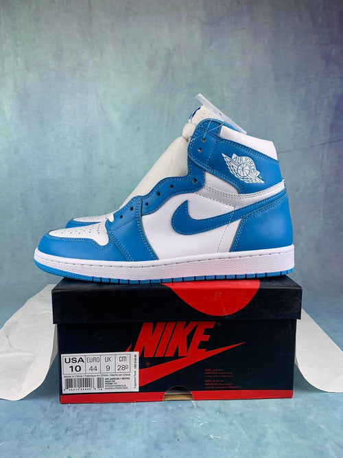 Air Jordan 1 High UNC Blue Unisex Sneakers detail view 2