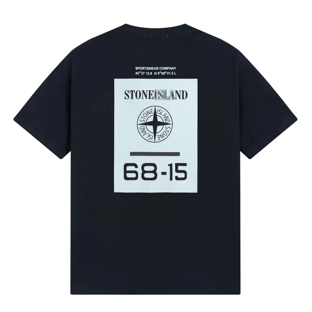 Stone Island 68-15 Label Compass Back Graphic T-Shirt - White product detail view