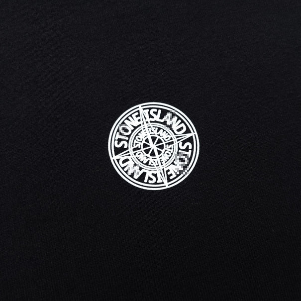 Stone Island 68-15 Label Compass Back Graphic T-Shirt - Black product detail view