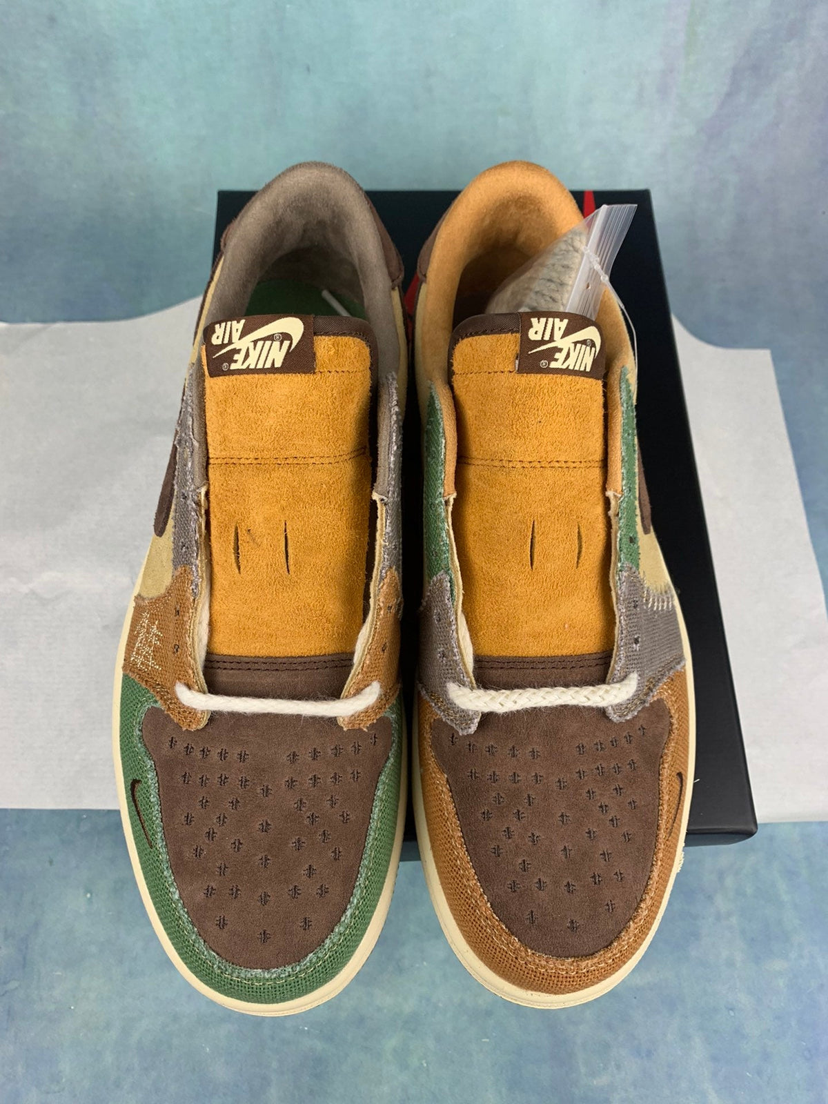 Air Jordan 1 Low Brown Voodoo Doll Unisex Sneakers DZ7292-200 detail view 4