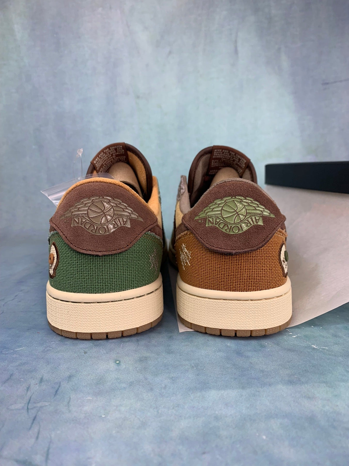 Air Jordan 1 Low Brown Voodoo Doll Unisex Sneakers DZ7292-200 detail view 6
