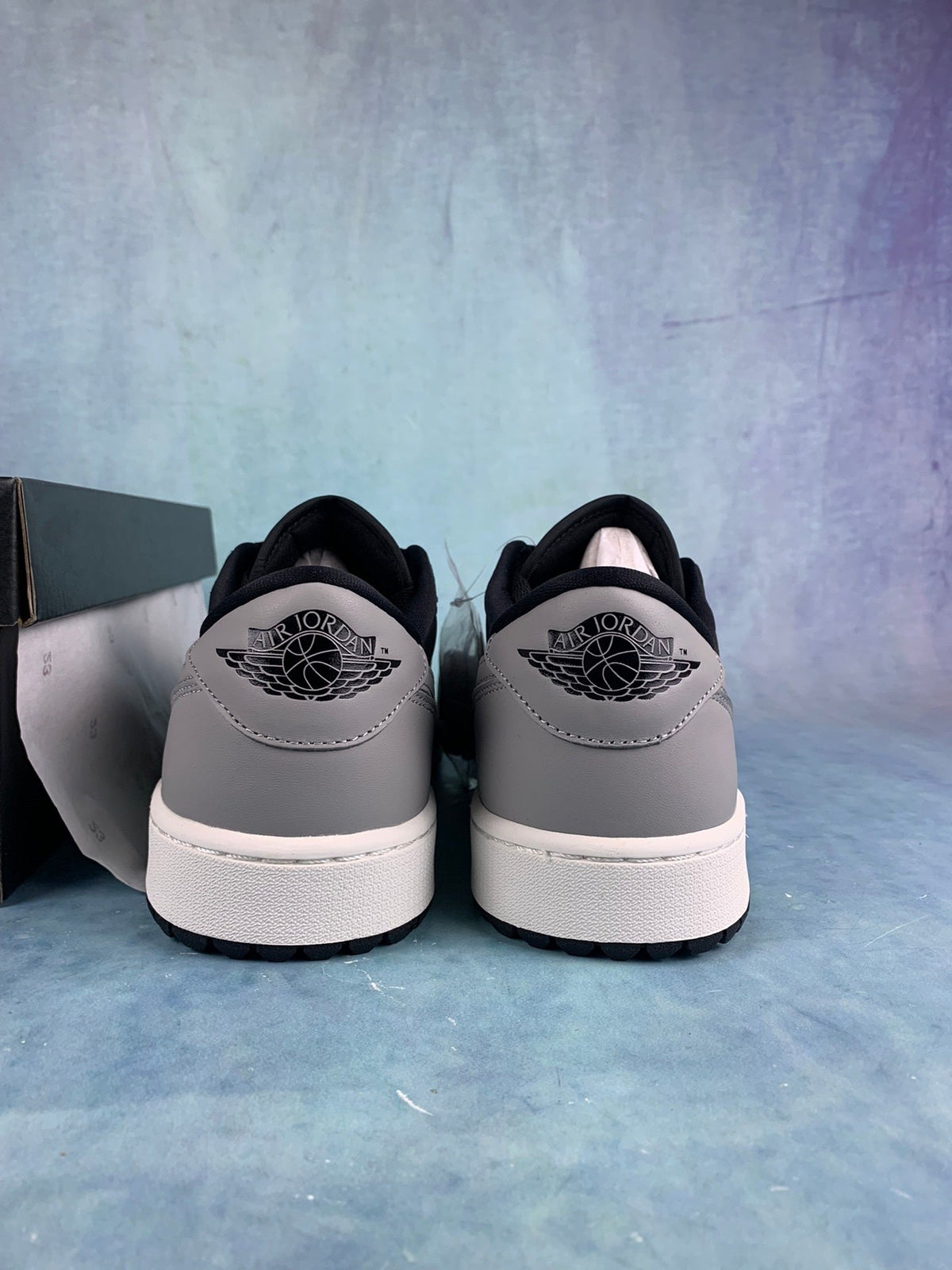 Air Jordan 1 Low Black/Grey Unisex Sneakers DD9315-001 detail view 5