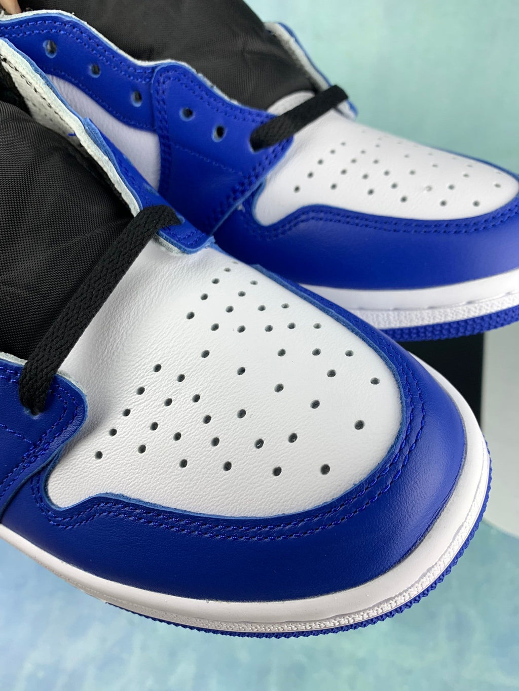 Air Jordan 1 High Game Royal Small Lightning 555088-403 Unisex Sneakers detail view 7