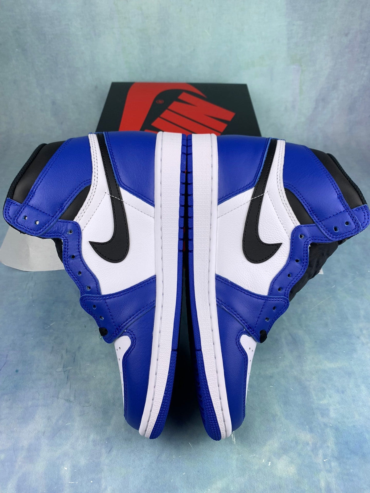 Air Jordan 1 High Game Royal Small Lightning 555088-403 Unisex Sneakers detail view 3