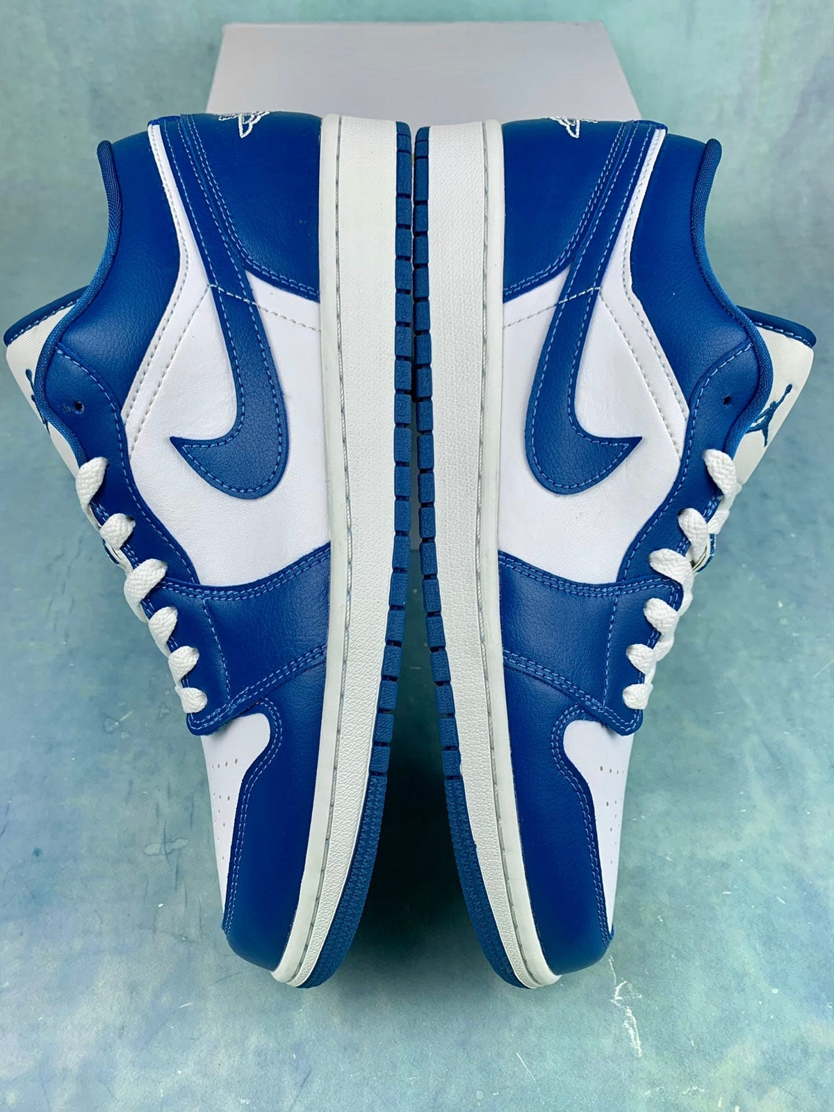 Air Jordan 1 Low Marina Blue Unisex Sneakers DC0774-114 detail view 3