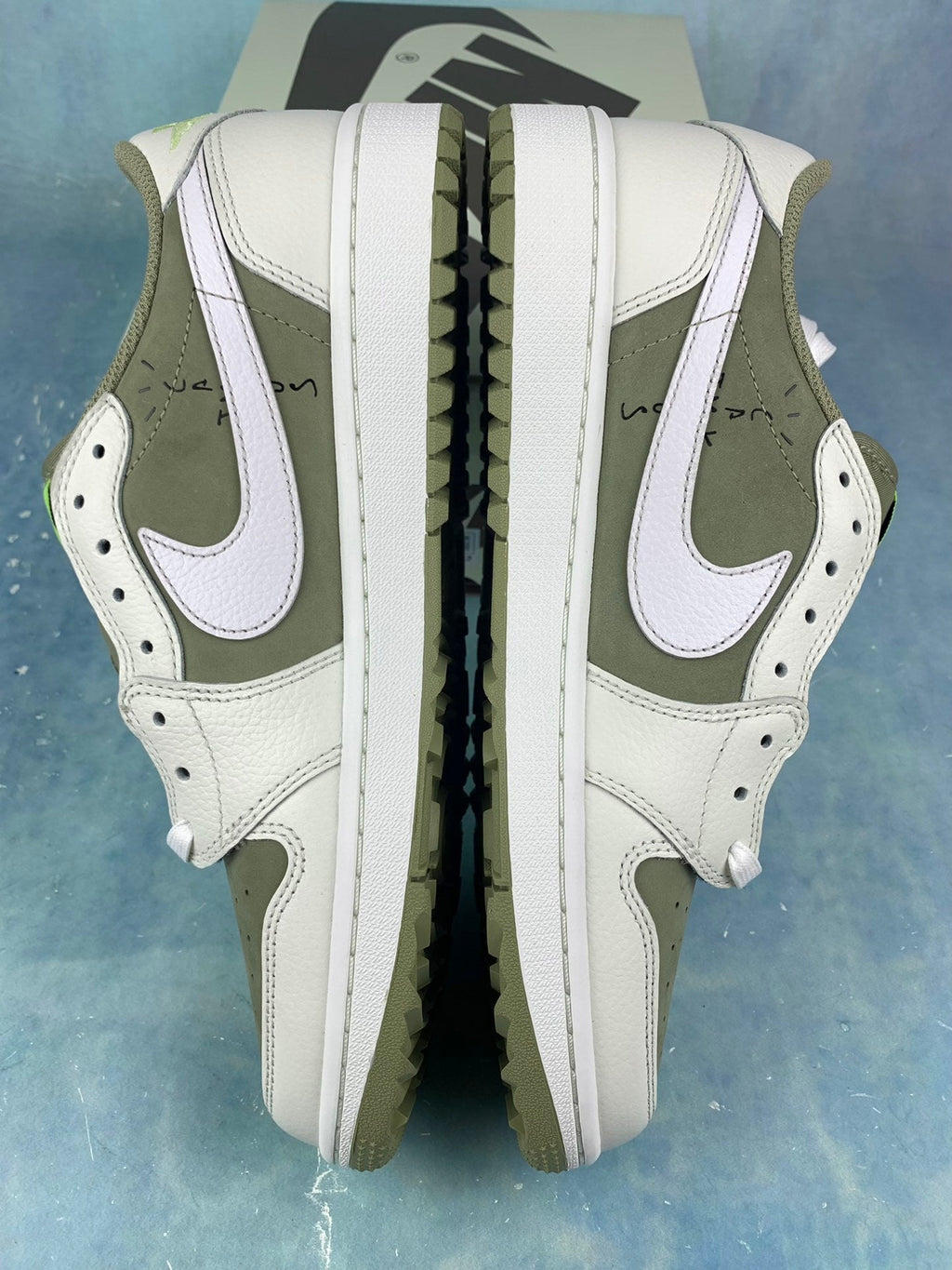 Air Jordan 1 Low Collaboration Golf Unisex Sneakers FZ3124-200 detail view 3