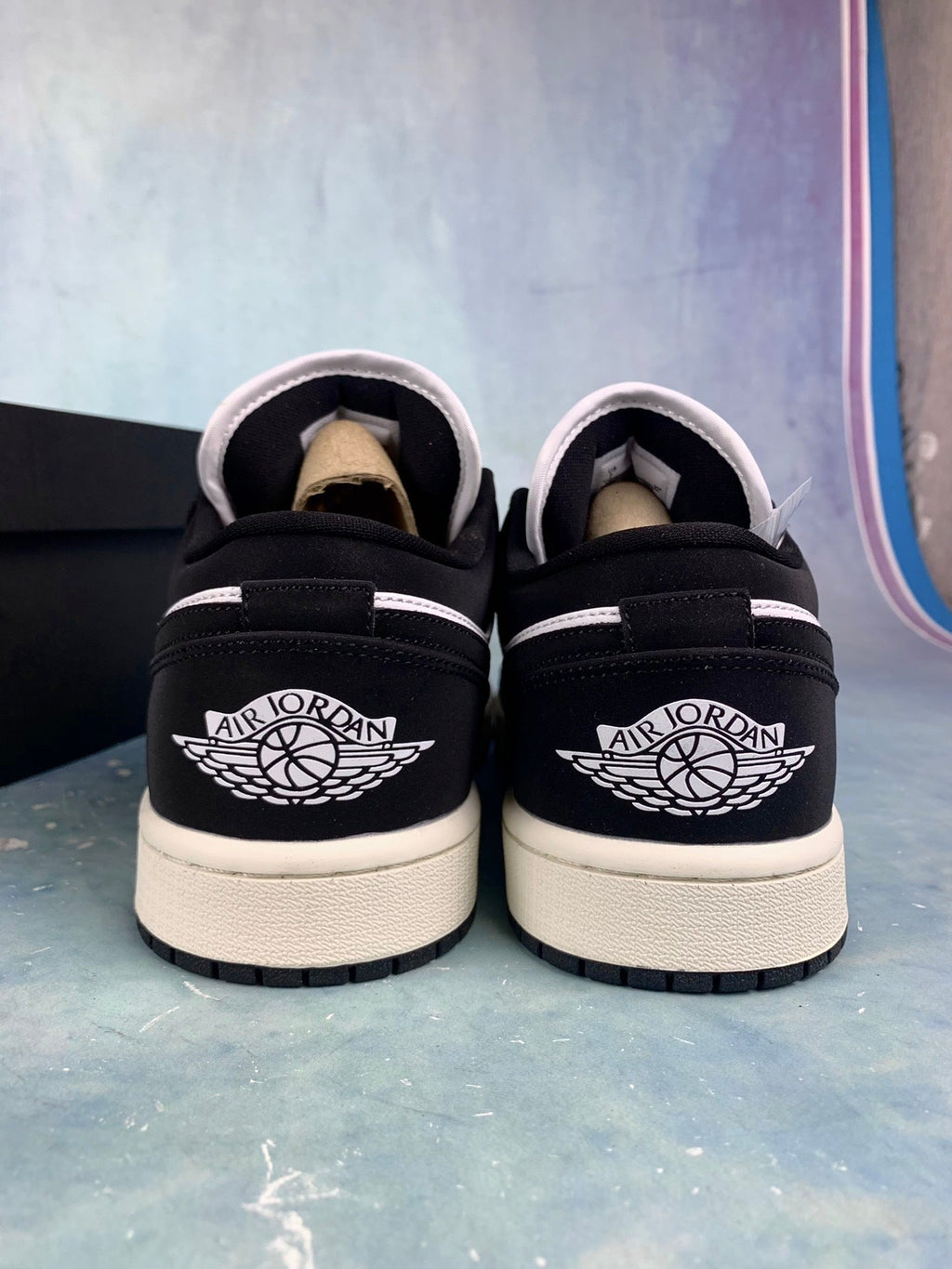 Air Jordan 1 Low Vintage Panda Unisex Sneakers FB9893-101 detail view 6