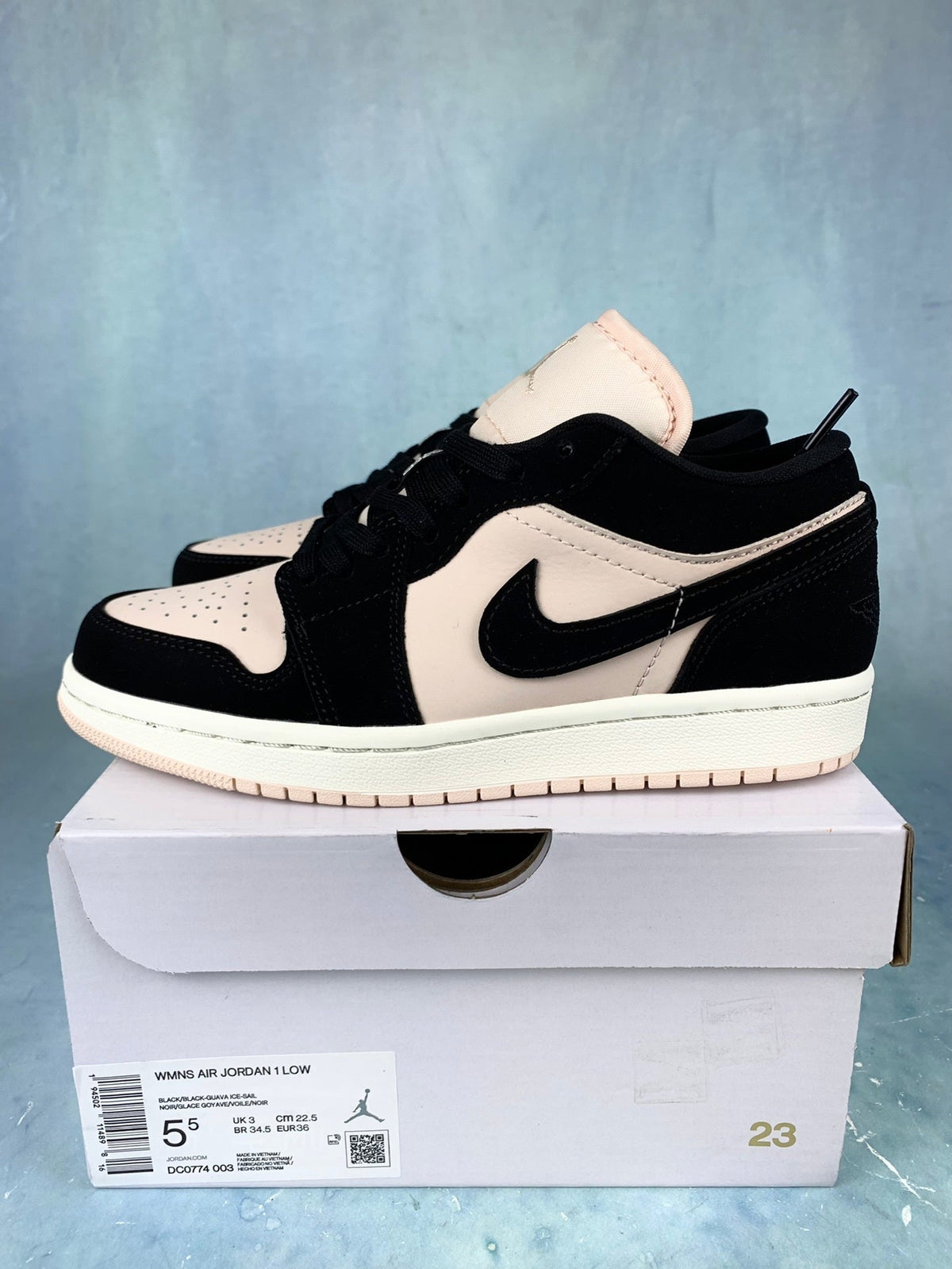 Air Jordan 1 Low Milk Tea Powder Unisex Sneakers DC0774-003 detail view 2