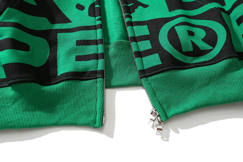 BAPE All-Over Logo Shark Zip Hoodie product view 10