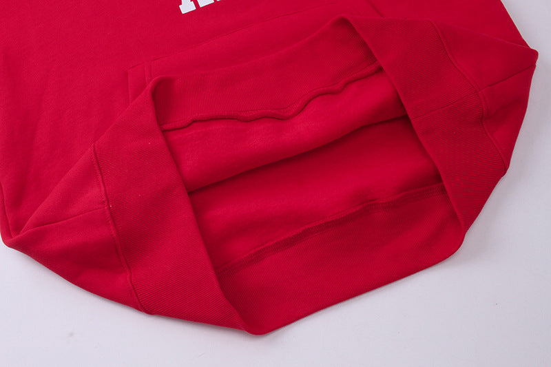 BAPE College Ape Head Hoodie - Black & Red product view 7