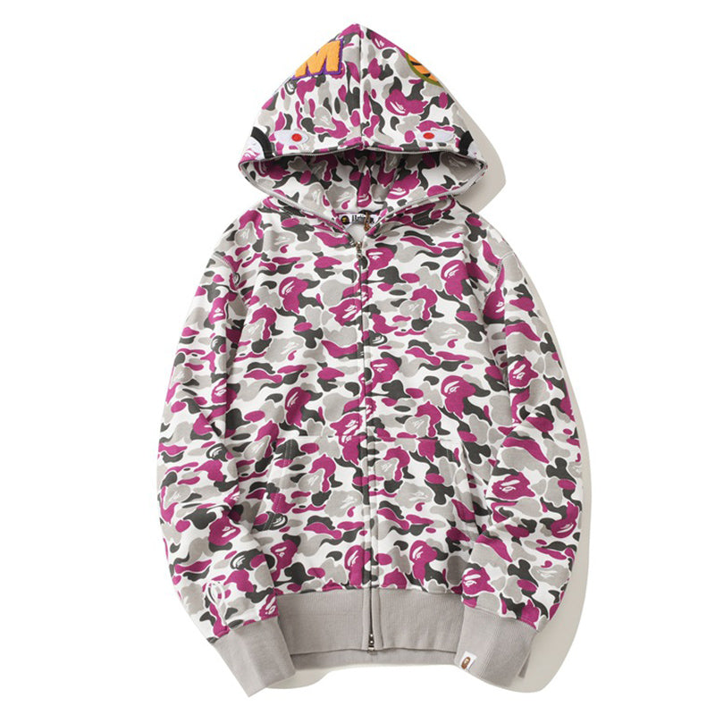 BAPE ABC Camo Hoodie - Blue, Red & Yellow product view 3