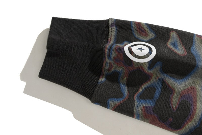 BAPE Color Camo Shark Zip Hoodie - Black & Yellow product view 16