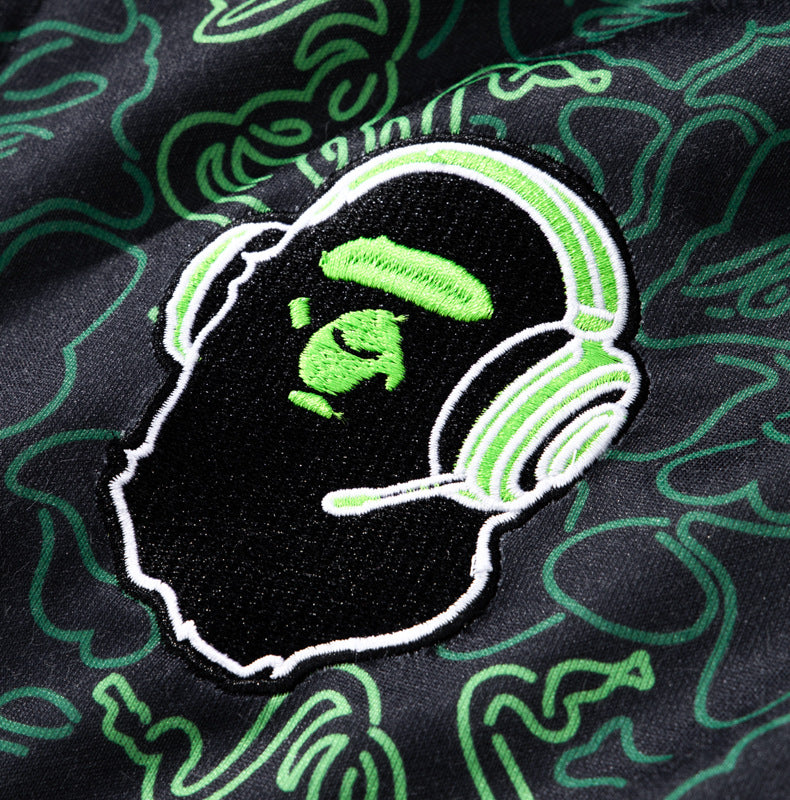 BAPE Green Shark Ape Head Zip Hoodie product view 6