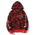 BAPE Red Camo Ape Head Hoodie product view 11