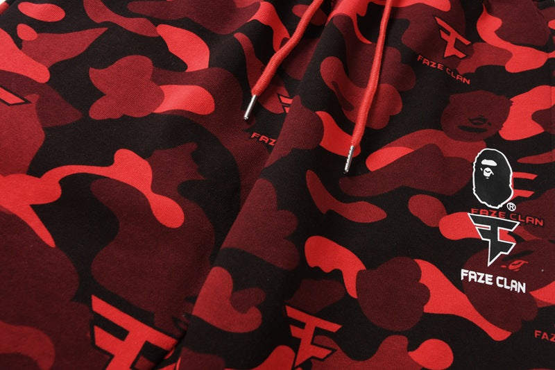 BAPE Red Camo Ape Head Hoodie product view 4