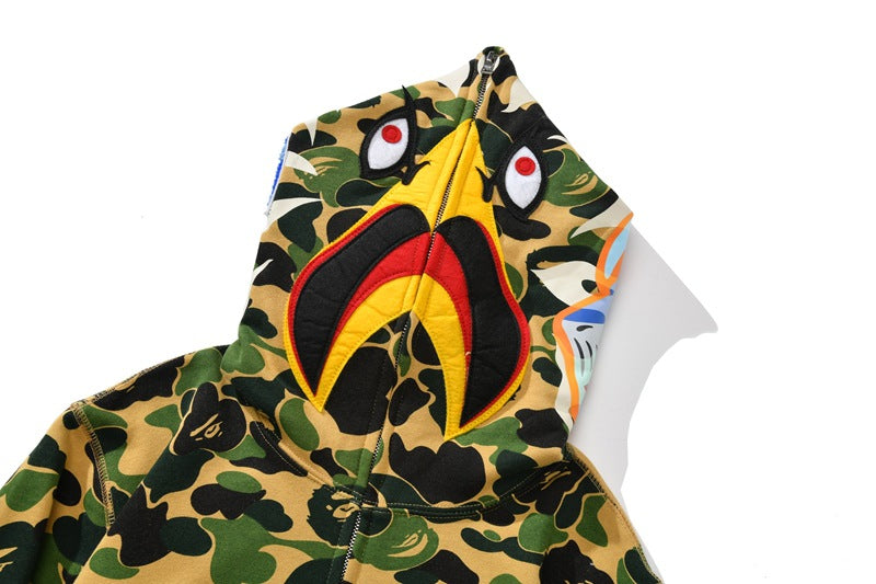 BAPE First Camo Shark Hoodie - Streetwear product view 4