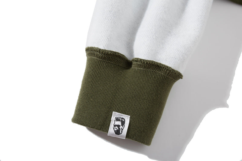 BAPE 1st Camo Shark Zip Hoodie - Green & Yellow product view 9