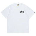 BAPE x Stussy Small Logo Men's T-Shirt - White