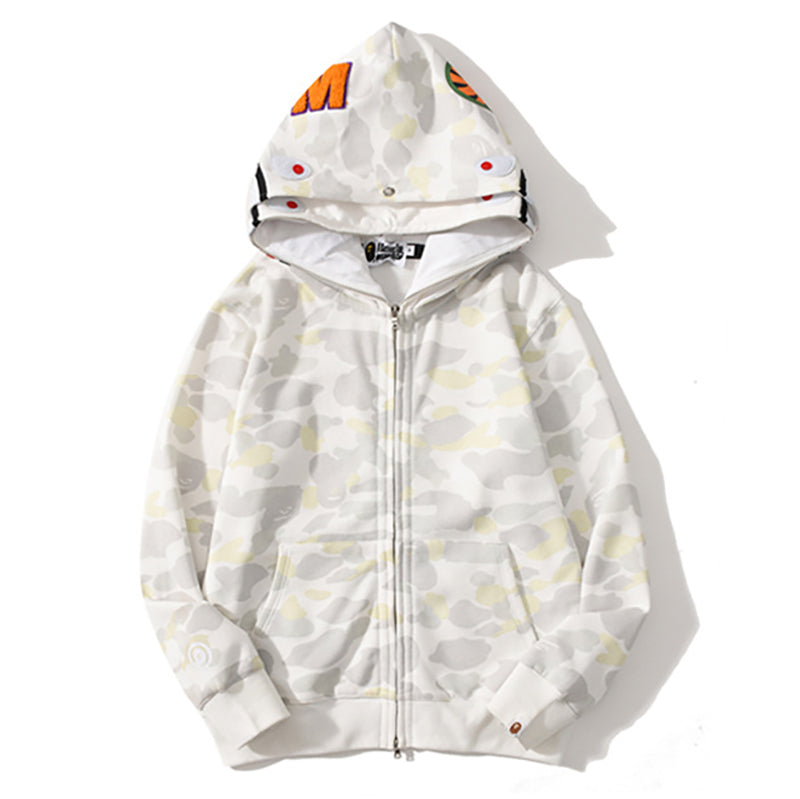 BAPE Glow Camo Wide Shark Full-Zip Hoodie product view 2