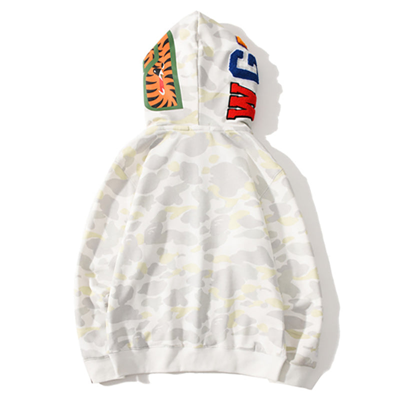 BAPE Glow Camo Wide Shark Full-Zip Hoodie product view 3