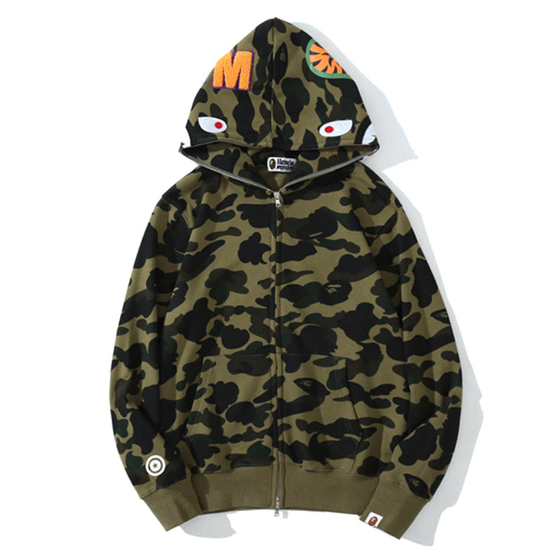BAPE WGM Camo Zip Hoodie - Eight Colorways product view 2
