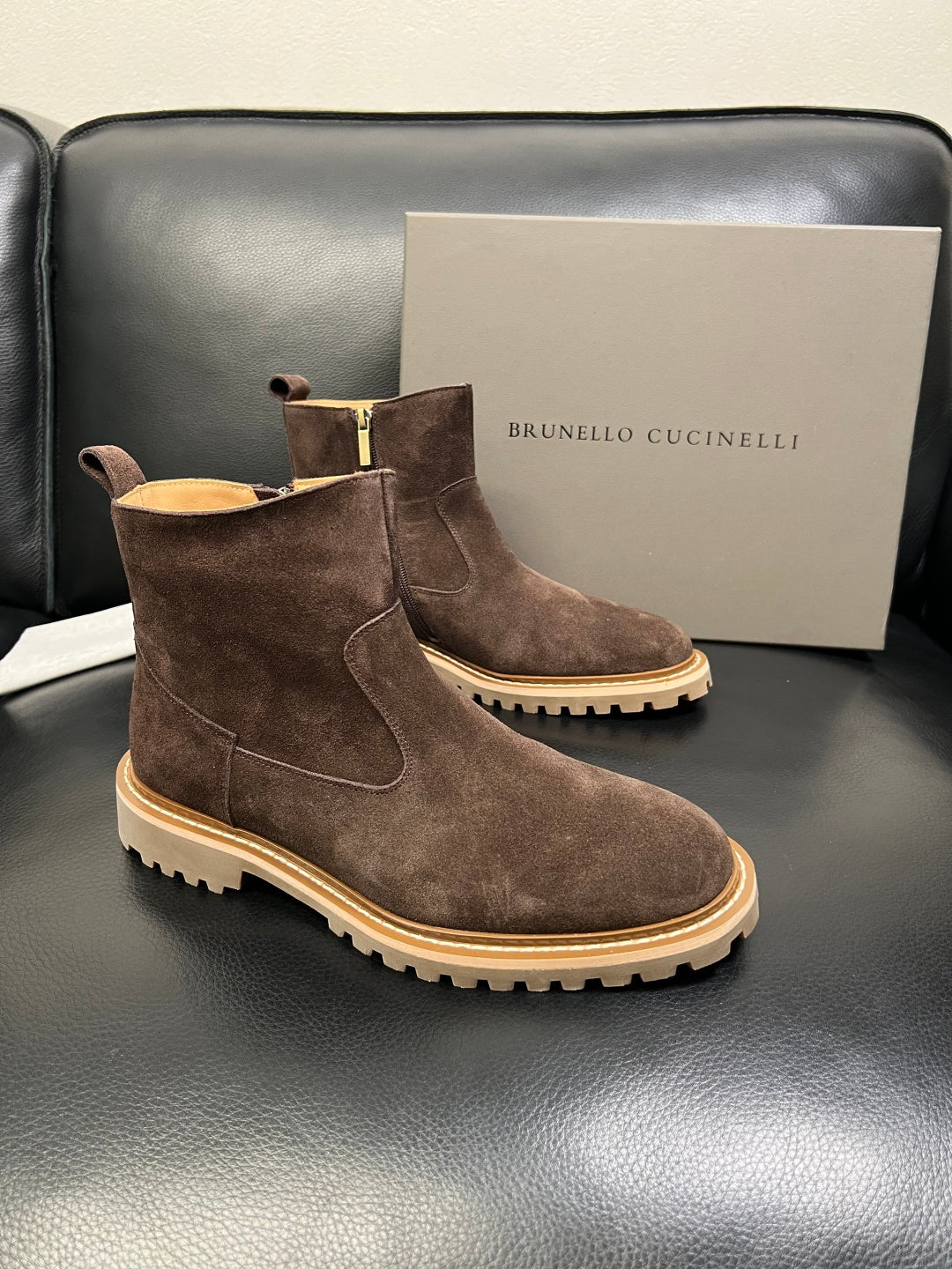 2025SS Suede ankle boots THOM TREND