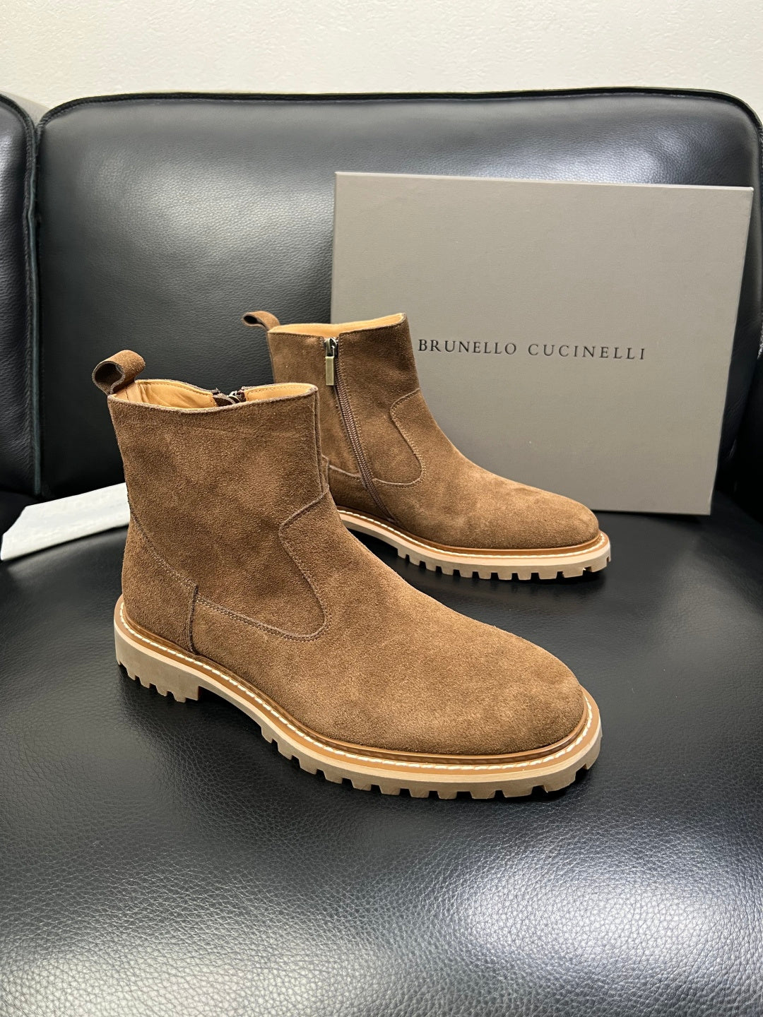 2025SS Suede ankle boots THOM TREND