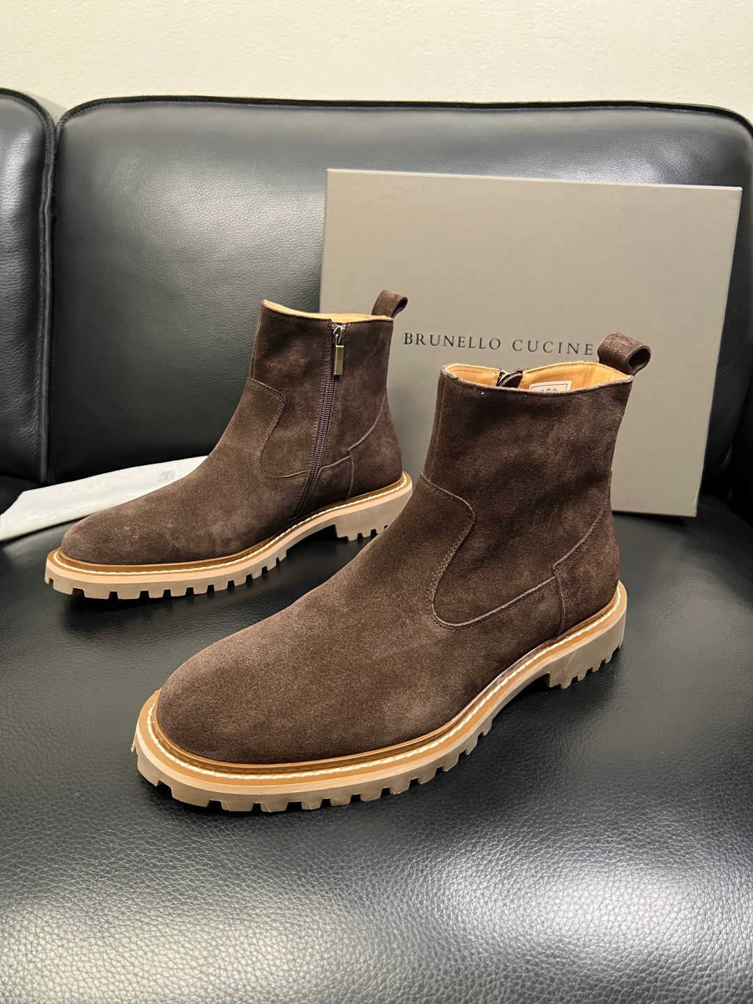 2025SS Suede ankle boots THOM TREND
