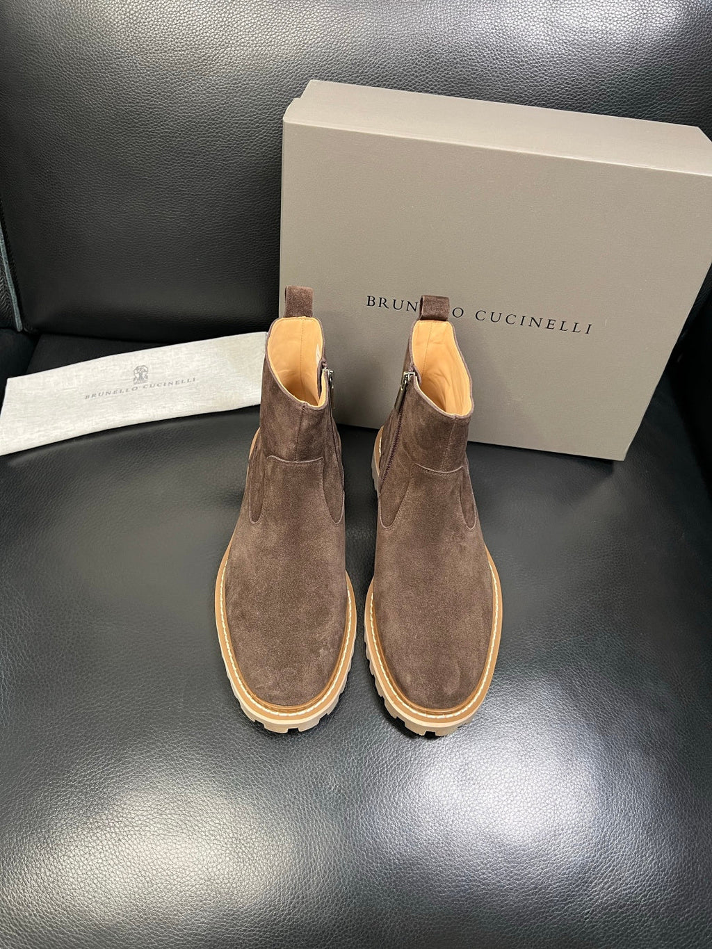 2025SS Suede ankle boots THOM TREND