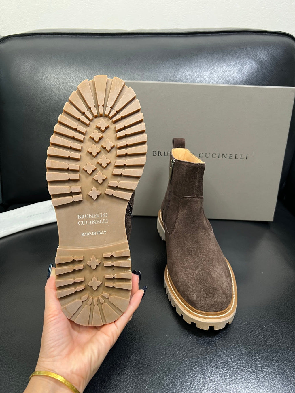 2025SS Suede ankle boots THOM TREND