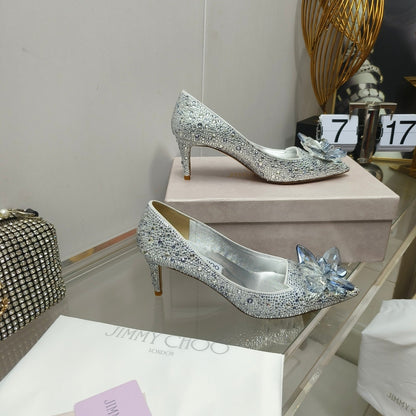 Mid-heel crystal shoes THOM TREND